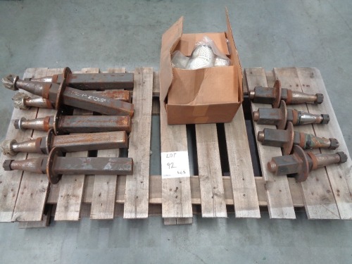 2 Pallet of Spare Parts inc Stub Axles for Trailers / Vans and Element Filters for Fuel Line
