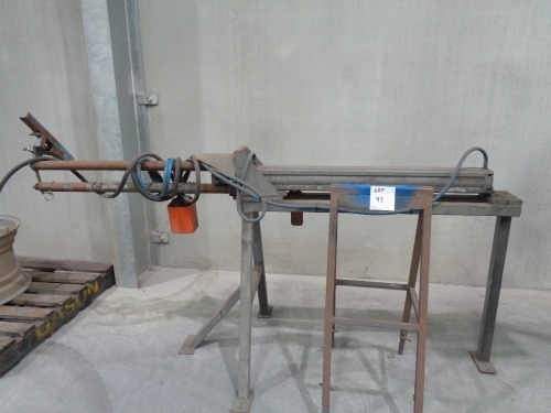 Pneumatic Piston on Frame inc Stand