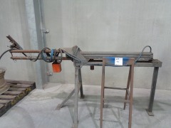 Pneumatic Piston on Frame inc Stand