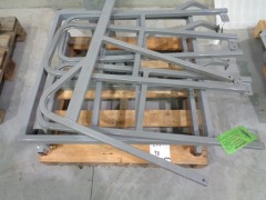 Rotating Stand, Walkway Rails and Foldable Ladder Assy