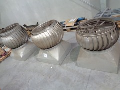 3 x Roof Ventilators