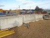 6 Precast Concrete Road Barriers & 3 Concrete Pipe Sections