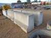 6 Precast Concrete Road Barriers & 3 Concrete Pipe Sections - 4