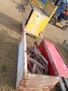 Mobile Steel Bench and Fire Hose Cabinet with Hose