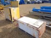 Mobile Steel Bench and Fire Hose Cabinet with Hose - 4