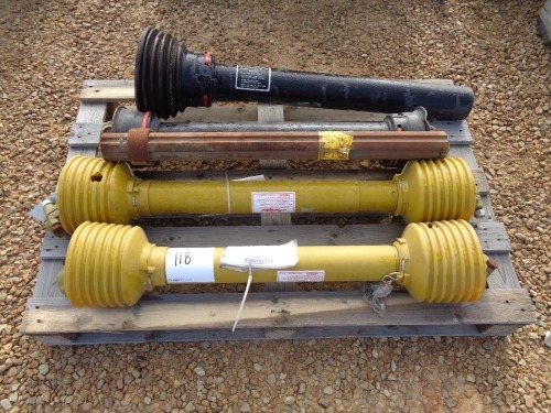 Qty of 4 PTO Drive Shafts