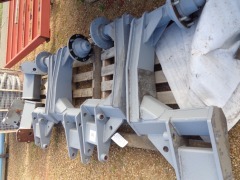 3 Pallets Grey Steel Wheel Assy Machinery Attachments