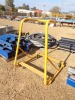 2 Pallets Steel Tubes and Yellow Trolley - 3