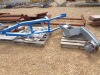17 Pallets Assorted Blue Fabricated Steel Frames, Rims & Machine Parts - 2