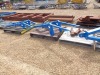 17 Pallets Assorted Blue Fabricated Steel Frames, Rims & Machine Parts - 3