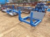 17 Pallets Assorted Blue Fabricated Steel Frames, Rims & Machine Parts - 6