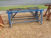 Qty of Steel Trestles & Rubber Press Wheels - 2