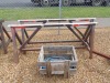 Qty of Steel Trestles & Rubber Press Wheels - 5