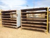 2 Freestanding Steel Shelving Units