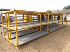 Freestanding Steel Shelving Unit