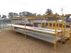 3 Freestanding Steel Frame Shelving Units - 3