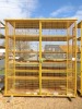 2 Freestanding Steel Mesh Shelving Units - 2