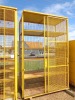2 Freestanding Steel Mesh Shelving Units - 3