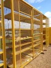 2 Freestanding Steel Mesh Shelving Units - 4