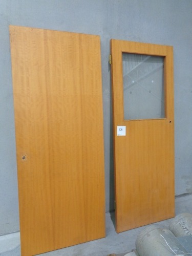 2 x Timber Doors