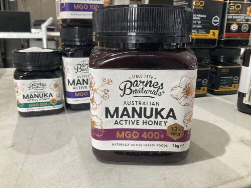 Barnes Naturals Australian Manuka Honey 1kg MGO 400+