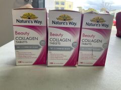 3x Nature's Way Beauty Collagen 120 Tablets RRP$ 161.97