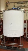 3000L Stainless Steel Jacketed Holding Tank