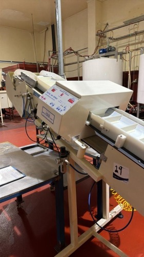 ABM Digital 805 Series Dual Gated Metal Detector, Conveyor & Hopper