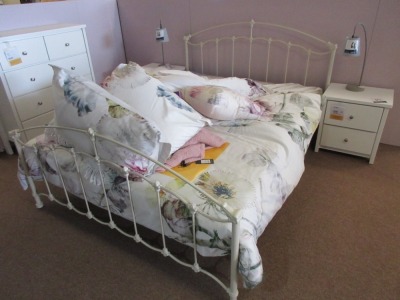 Amerie Queen Bed & Mattress & Linen Only