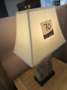 2 x Bedside Table lamps - 2