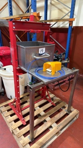 TWM 12 Ton Hydraulic Shop Press