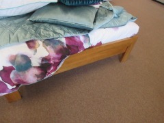 Clovelly Bay Queen Timber Bed, Sealy Exquisite Mattress, Linen & Pillows - 3
