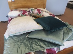 Clovelly Bay Queen Timber Bed, Sealy Exquisite Mattress, Linen & Pillows - 4