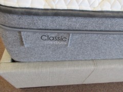 Kenton Queen Standard Bed Frame & SleepTailor Classic Firm/Medium Mattress - 3