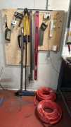 Assorted Handtools, Storage Cabinet & Accessories