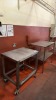 Stainless Steel Trolley and Bench