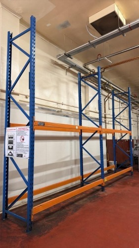 B&R Storage Systems 2 Bays of Pallet Racking
