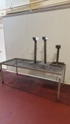 Stainless Steel Mesh Top Table