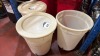 Sch&auml;fer Red Utility Bins and White Ingredient Bins on Dollies - 2