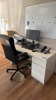 Boat-Shaped Conference Table, 4 Black Cantilever Chairs - 5