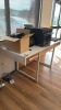 Boat-Shaped Conference Table, 4 Black Cantilever Chairs - 6
