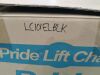 NEW - Pride C101 3 Position Lift Chair - Leather - LC101ELBLK - 5