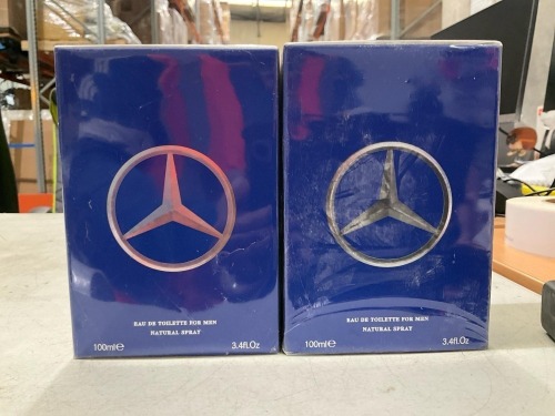 2x Mercedes Benz Man Eau de Toilette 100ml RRP$ 139.98
