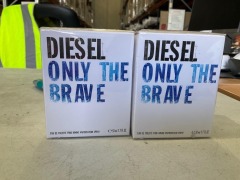 2x Diesel Only The Brave Male Eau de Toilette 50ml RRP$ 118
