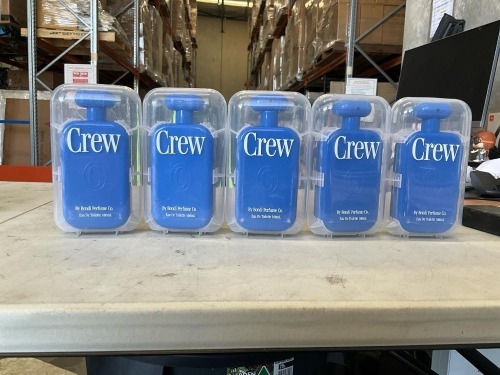 5x CREW By Bondi Perfume Co Blue (Him) Eau De Toilette 100ml RRP$ 149.95