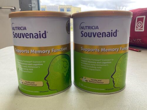 2x Nutricia Souvenaid Powder Vanilla & Banana 360g RRP$ 108.00