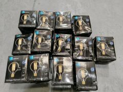 Bundle of 13 x 240V 25W ES G95 VINTAGE GLOW CLEAR LUS60003
