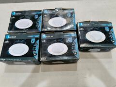 Bundle of 5 x LUSION EDGE 10W DIFFUSED D/L KIT 6000K DIMMABLE 70MM LUS50011