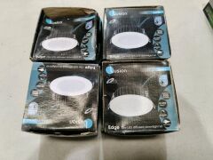 Bundle of 4 x LUSION EDGE 12W DIFFUSED D/L KIT 6000K DIMMABLE 92MMCO LUS50001