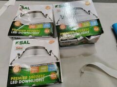 Bundle of 3 x SAL Premier S9074TC/DP LED Downlight 15/20W IP64 Tri Colour
